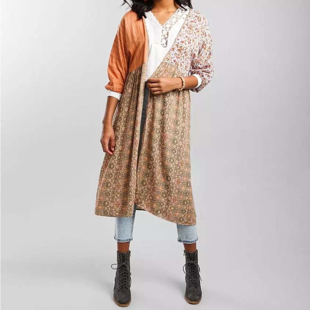 Gimmicks Patchwork Duster Kimono - image 5